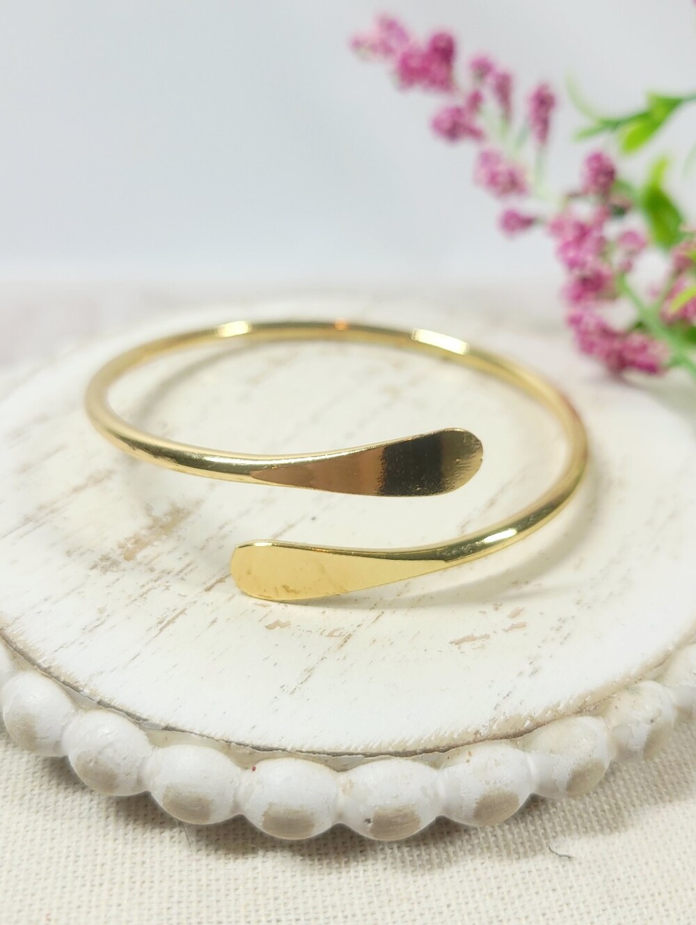Gold Tone Wrap Bracelet